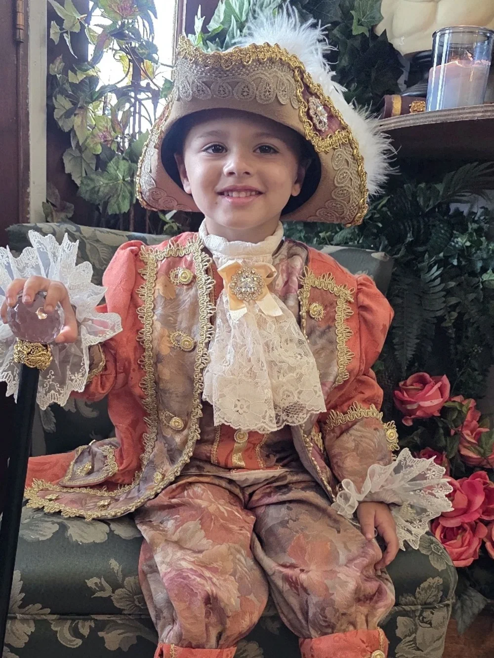 Boys Size 5-6 Versailles inspired Costume